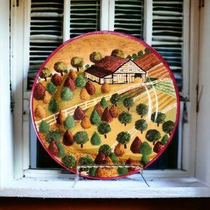 1995 Block COUNTRY VILLAGE By GEAR Salad Dessert Plate 8"